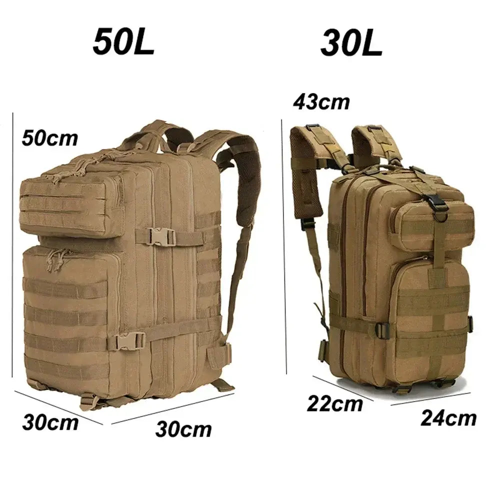 Lawaia-Sac à Dos Militaire pour Sports de Plein Air, Randonnée, Camping, html, Trekking, 30L, 50L