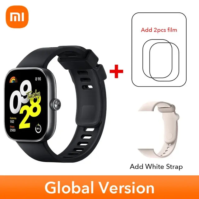 Redmi-Montre intelligente Watch 4, ultra large, écran AMOLED 1.97, autonomie de 20 jours, 5 systèmes GNSS, en stock, version globale