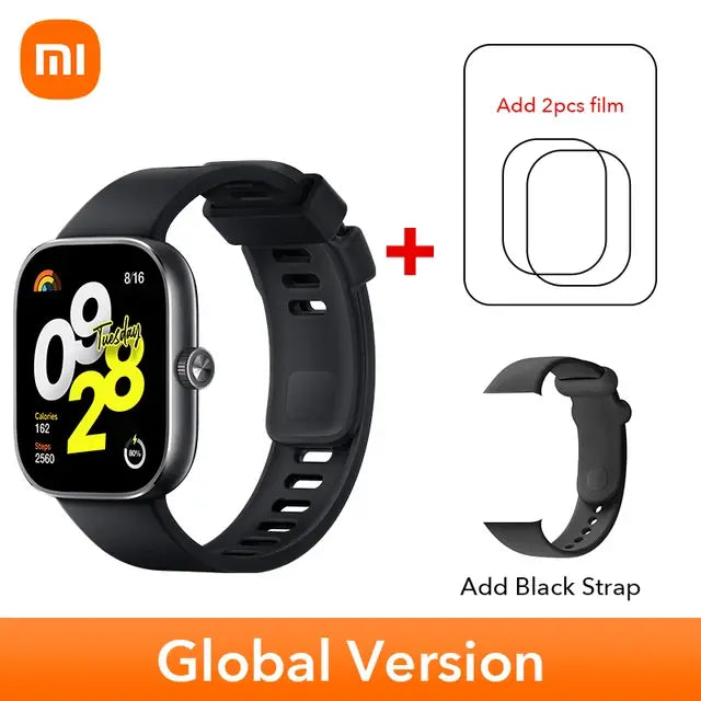 Redmi-Montre intelligente Watch 4, ultra large, écran AMOLED 1.97, autonomie de 20 jours, 5 systèmes GNSS, en stock, version globale