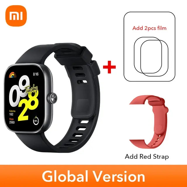 Redmi-Montre intelligente Watch 4, ultra large, écran AMOLED 1.97, autonomie de 20 jours, 5 systèmes GNSS, en stock, version globale